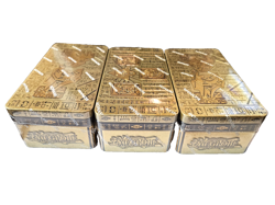 3 Tins YUGIOH Tin of 2021, 2022 Completed Pharaoh's Gods Ancient Battles Sealed - Image 4