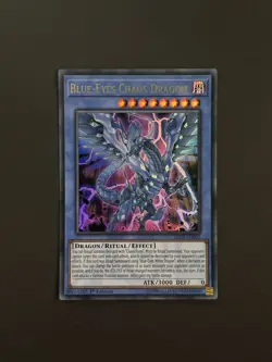 Blue-Eyes Chaos Dragon LED3-EN001 Ultra Rare 1st Edition NM YuGiOh - Image 1