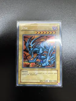 Yu-Gi-Oh! TCG Zoa TFK-001 Prismatic Secret Rare Light Play Condition - Image 1