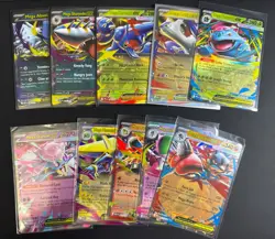 Pokemon TCG 10-Card Lot - Mega EX Ultra Rares - Near Mint - Collectible Hits - Image 1