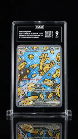 Pokemon Gholdengo EX TCG Special Illustration Rare Card 164/131 TAG 9 - Image 1