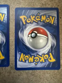VINTAGE Pokemon lot of 5 TCG Gym Hero’s / Challenge Trainer Card non holo WOTC - Image 5