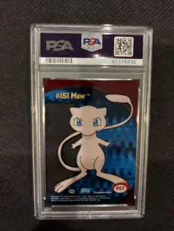 PSA 10 Mew Clear Card 2000 Topps Pokemon - Image 2