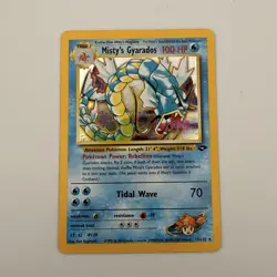 Pokemon TCG Gym Challenge Misty's Gyarados 13/132 Holo Card - Image 1