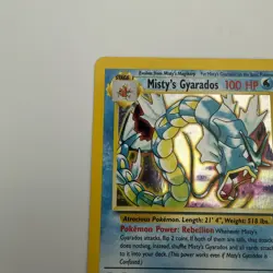 Pokemon TCG Gym Challenge Misty's Gyarados 13/132 Holo Card - Image 3