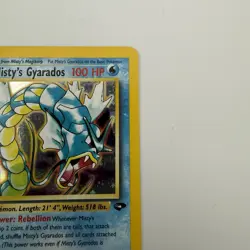 Pokemon TCG Gym Challenge Misty's Gyarados 13/132 Holo Card - Image 4