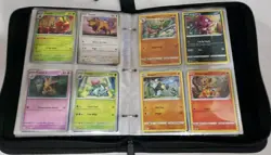 Pokemon cards lot 400+ 1996-2023 In 9.5"x7" Zipper Binder - Image 2