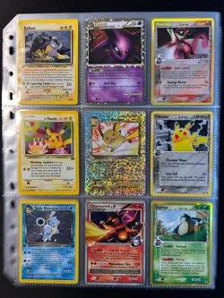 Lot of 90 ALL HOLO Vintage Pokemon Card Binder Collection - Image 2