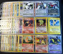 Lot of 90 ALL HOLO Vintage Pokemon Card Binder Collection - Image 1