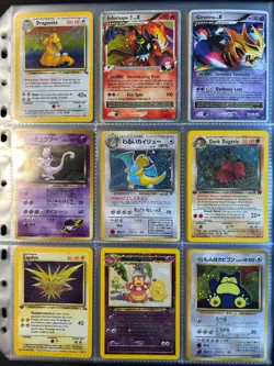Lot of 90 ALL HOLO Vintage Pokemon Card Binder Collection - Image 4