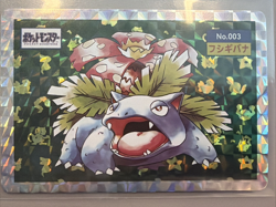 Pocket Monster Venusaur No. # 003 Vintage Pokemon Japanese Card Holo - Image 1