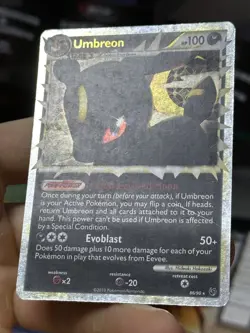 Umbreon Prime 86/90 Undaunted 2010 Holo Rare Pokemon Card TCG - Image 5