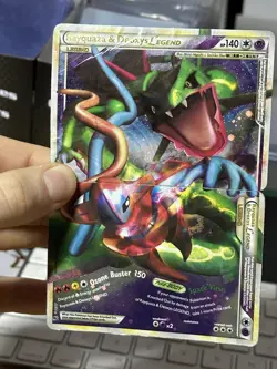 Rayquaza Deoxys Legend 90/90 89/90 Undaunted 2010 HGSS Top Bottom Pokemon Card - Image 5