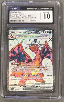 Charizard ex 056 Sv: Scarlet & Violet Promo Cards Holo CGC 10 - Pokemon 2023 - Image 1