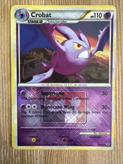 Crobat - 14/95 - Pokemon Unleashed League Promo Holo Rare Card HP - Image 1