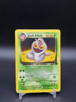 Dark Arbok Team Rocket Unlimited *Date Error* HP Pokemon Card - Image 1
