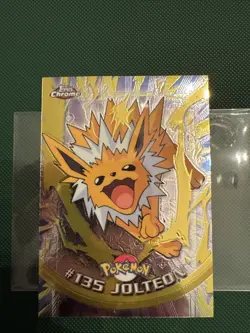 Pokemon Topps Chrome Jolteon #135 Trading Card RARE - Image 1