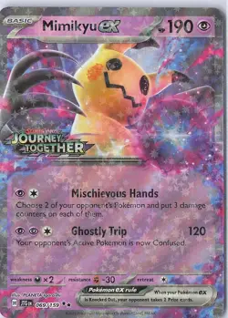 Mimikyu ex (Journey Together Stamped) Double Rare Miscellaneous Cards & Products - Image 1