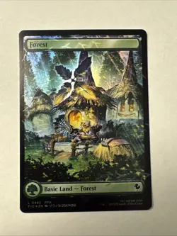 Forest (Chocobo Track Foil) L 482 Commander: FINAL FANTASY MTG Card NM - Image 1