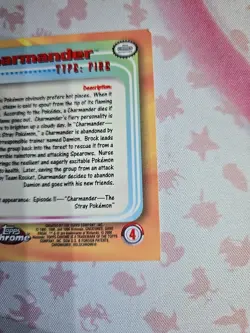 Pokemon Card - Charmander #04 - Topps Chrome - Image 5