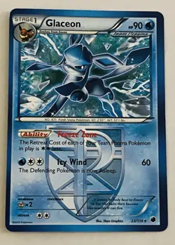 Glaceon (Team Plasma) 23/116 Plasma Freeze Non-holo Pokemon Card - Image 1