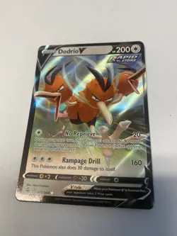 Dodrio V 201/264 Full Art Holo Fusion Strike Pokemon Card TCG - Image 2
