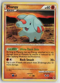 Pokemon Phanpy 66/95 Call of Legends NM card Normal - Image 1