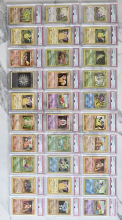 Vintage Pokemon Card Lot - All PSA Graded - Image 2