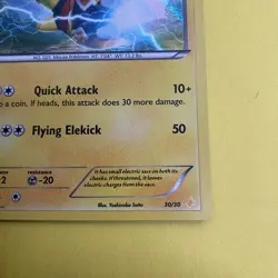 Pokemon Pikachu Libre Holo 30/30 XY Trainer Kit Suicune Promo Card English - Image 4