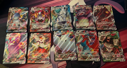 10 VMAX Card Lot Pokemon TCG - Image 1