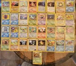 Pokemon Cards Lot Of 33 with 4 Reverse Holo's - Image 1