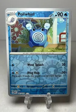 Poliwhirl Reverse Holo NM 061/165 Scarlet & Violet 151 Pokemon Card - Image 1