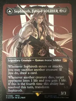 Sephiroth, Fabled SOLDIER (0382) (Borderless) Final Fantasy Foil - Image 1
