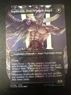 Sephiroth, Fabled SOLDIER (0382) (Borderless) Final Fantasy Foil - Image 2