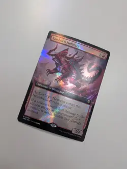 MTG - Sawhorn Nemesis (Extended Art Ripple Foil) - Commander: M3C NM/M Condition - Image 2