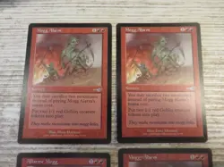 4x Mogg Alarm - Nemesis - NM/EX - 2x English 1x German 1x Italian - OOP MTG - Image 3