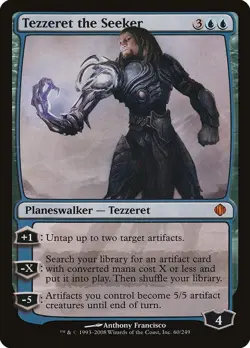 Tezzeret the Seeker [Shards of Alara] Heavily Played - Image 1