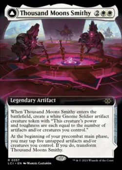 FOIL Thousand Moons Smithy (Extended Art) - The Lost Caverns of Ixalan (LCI) - Image 1