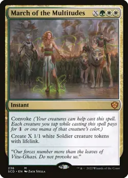 MTG March of the Multitudes (236/418) Starter Commander Decks LP - Image 1