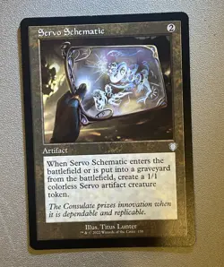 Servo Schematic (Retro) [The Brothers' War Commander] Lightly Played - Image 1