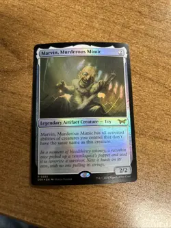 Marvin, Murderous Mimic Duskmourn: House of Horror Foil NM-M Unplayed - Image 1