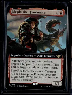 Magda, the Hoardmaster - 334 - Foil - OTJ - NM - MTG Magic the Gathering - Image 1