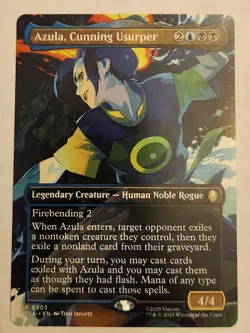 Azula, Cunning Usurper TLA #303 Borderless Rare Regular NM+ - Image 1