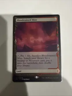 Bloodstained Mire Zendikar Rising Expeditions Regular - NM - Ships Free - - Image 1