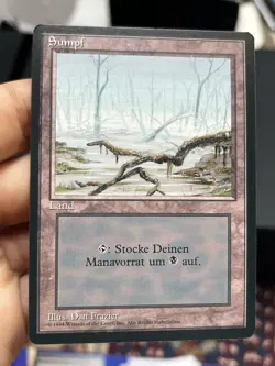 5x German Fbb Swamp • Unplayed / Mostly Clean • Basic Land • Mtg - Image 3