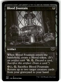 Blood Fountain Innistrad: Crimson Vow Regular MTG Double Feature - Image 1