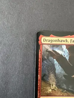 NM Prerelease Foil Dragonhawk, Fate's Tempest, MTG, Bloomburrow, Magic, 132 - Image 4