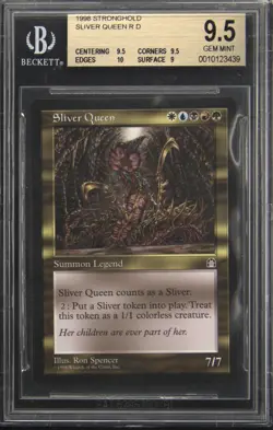 1998 MAGIC: THE GATHERING STRONGHOLD SLIVER QUEEN BGS 9.5 - Image 1