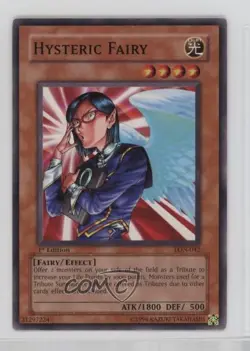Hysteric Fairy 1st Ed. YuGiOh Labyrinth of Nightmare #LON-042 2003 - Image 1