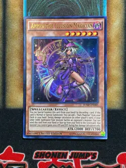 Yugioh Apprentice Illusion Magician JUMP-EN080 Ultra Rare Limited Edition MP - Image 1